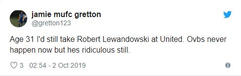 Man Utd fans drool over Robert Lewandowski’s goal-scoring display against Spurs - Bóng Đá