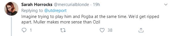 Man United fans react to Ozil  - Bóng Đá