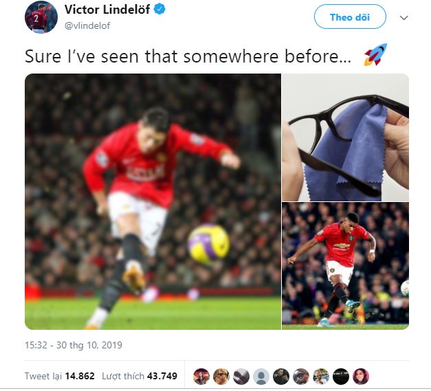 Marcus Rashford... or Cristiano Ronaldo? Stunning Man Utd free-kicks compared by Victor Lindelof - Bóng Đá