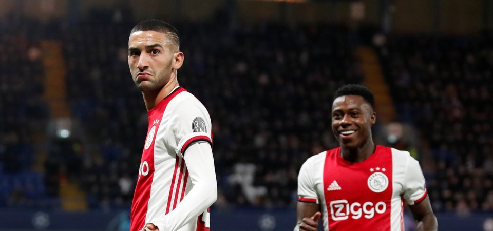 Man Utd fans desperate for club to sign Ajax star Hakim Ziyech after UCL display - Bóng Đá