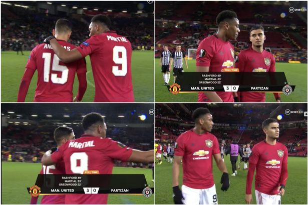 Manchester United fans noticed what happened between Anthony Martial and Andreas Pereira - Bóng Đá