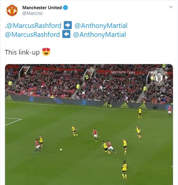 Manchester United: Fans go crazy over Anthony Martial and Marcus Rashford link-up play - Bóng Đá
