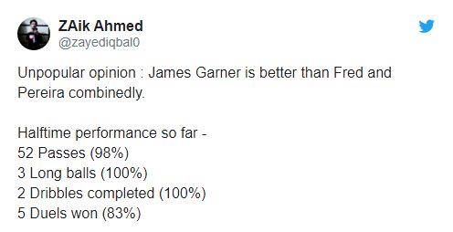 Man Utd fans drool over James Garner’s performance against FC Astana - Bóng Đá