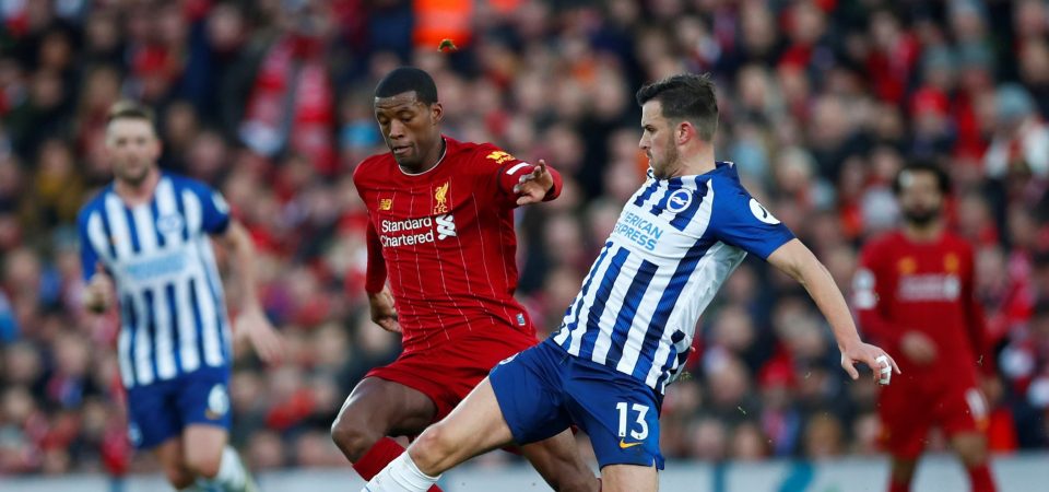 Liverpool fans slam Georginio Wijnaldum after anonymous display against Brighton - Bóng Đá