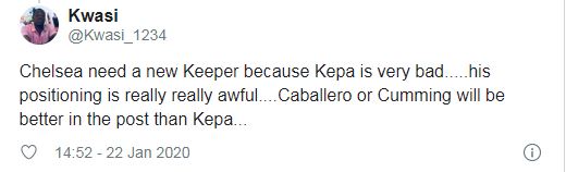 Chelsea fans slate Kepa Arrizabalaga for performance against Arsenal - Bóng Đá