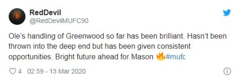 Manchester United fans react to Mason Greenwood's late goal in 5-0 win - Bóng Đá