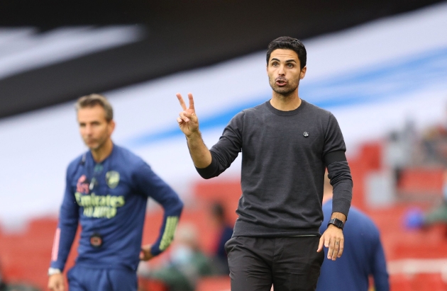 Mikel Arteta says Arsenal must win all five remaining matches to qualify for the Champions League - Bóng Đá