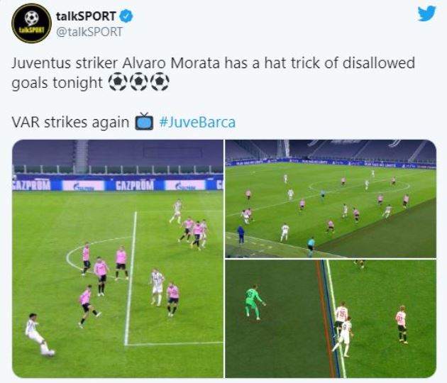 Vẻ mặt khốn khổ của Morata sau hat-trick bị từ chối - Bóng Đá