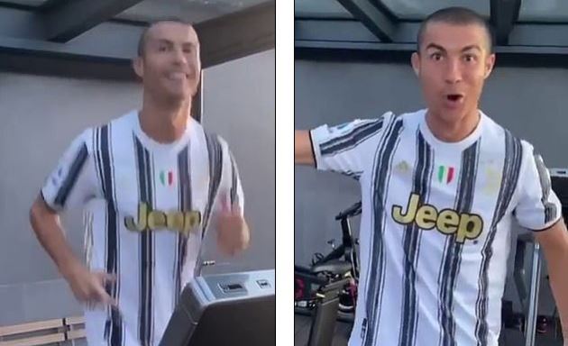 Cristiano Ronaldo tries to show he's fit and healthy as he gets to work on the treadmill in FULL KIT after slamming 'bulls***' PCR - Bóng Đá
