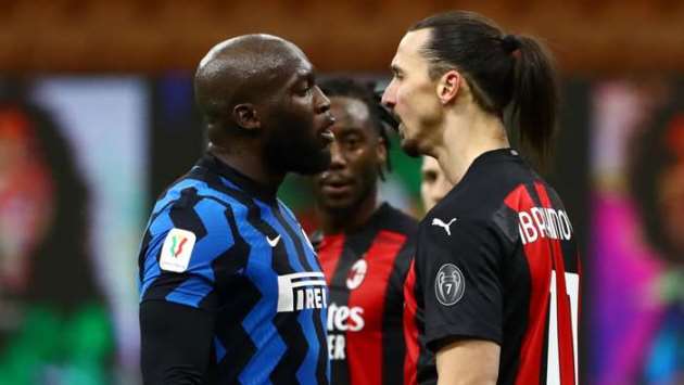 'Let's go inside you b*tch' - Ibrahimovic and Lukaku square off in fiery Milan derby - Bóng Đá