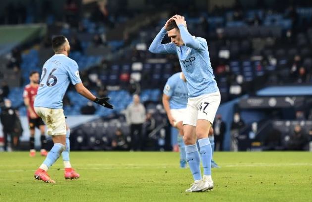 Man City kém duyên trước Man Utd.
