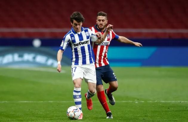 Facundo Pellistri chơi rất tốt trước Atletico.