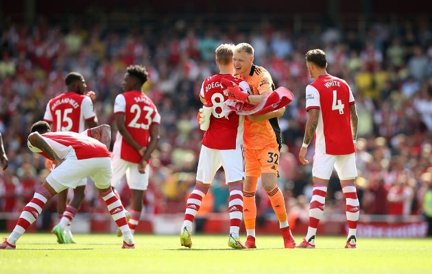 Mikel Arteta says Aaron Ramsdale was 'terrific' for Arsenal against Norwich - Bóng Đá