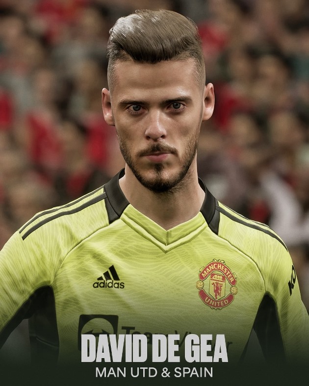 Khuôn mặt của David de Gea khá giống với ngoài đời thực. Được biết, Konami sẽ phát hành eFootball theo ba giai đoạn. Giai đoạn đầu của eFootball 2020 ra mắt vào tầm tháng 9 năm nay và chỉ cho phép người chơi ở hai nền tảng PC và Console.