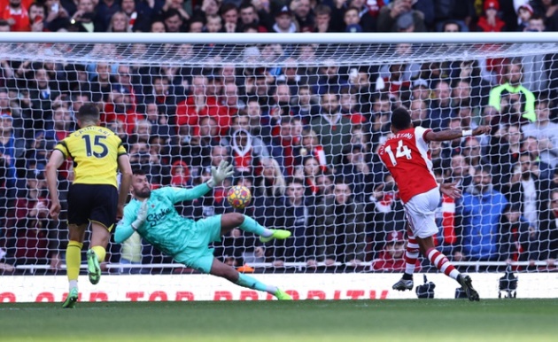 TRỰC TIẾP Arsenal 0-0 Watford (H1): Aubameyang sút hỏng phạt đền - Bóng Đá