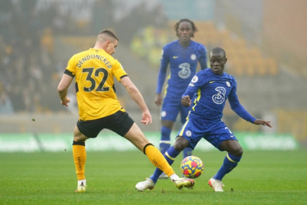 Kante có màn trình diễn đẳng cấp trước Wolves.