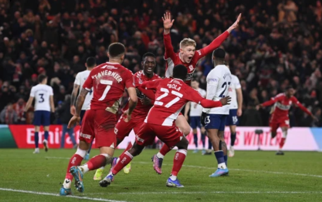 Folarin Balogun mocks Tottenham after helping Middlesbrough knock Antonio Conte’s side out of the FA Cup - Bóng Đá
