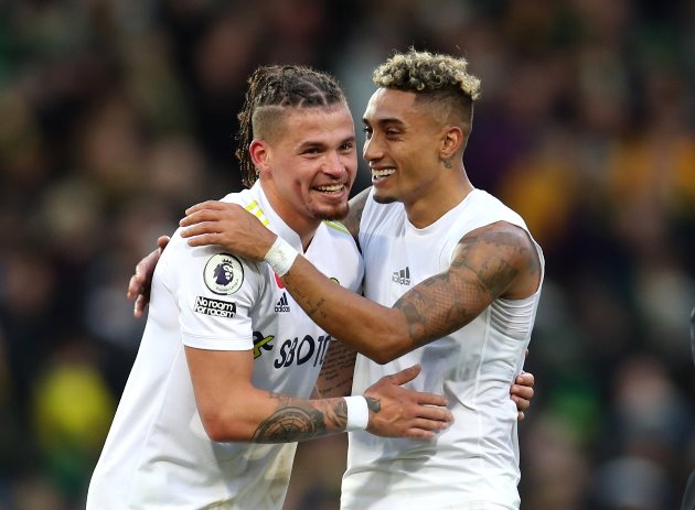  Leeds face an exodus of stars release clauses - Kalvin Phillips, Raphinha and Patrick Bamford available at low prices of around £30m - Bóng Đá