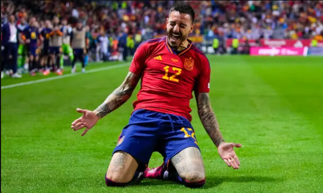 Spain debutant Joselu struggled to believe his incredible arrival on the international stage in Euro 2024 qualifying. - Bóng Đá