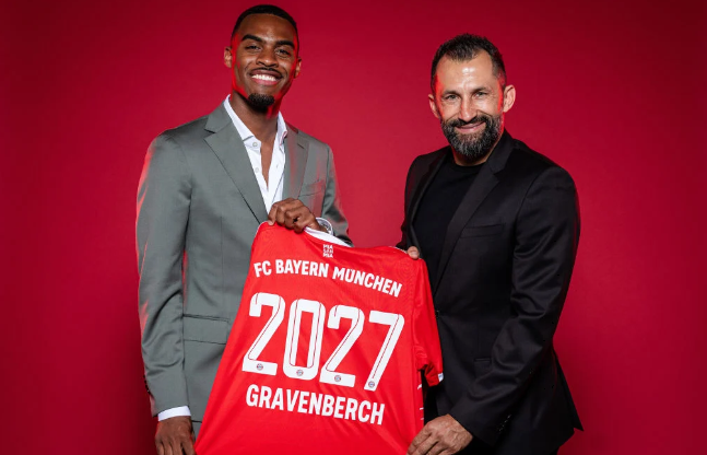 Gravenberch được Arsenal quan tâm.