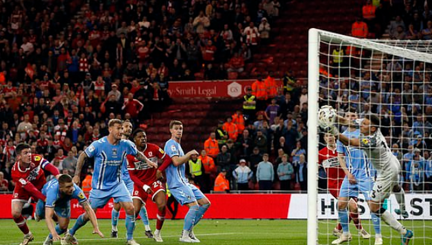 Hạ Middlesbrough, Coventry vào chơi trận chung kết play-off tại Wembley - Bóng Đá