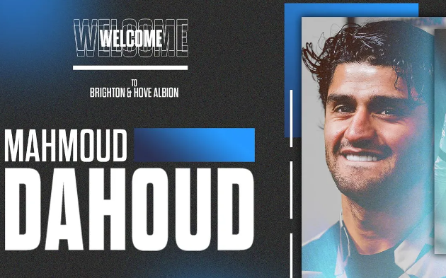 Brighton & Hove Albion announce Mahmoud Dahoud signing on four-year deal - Bóng Đá