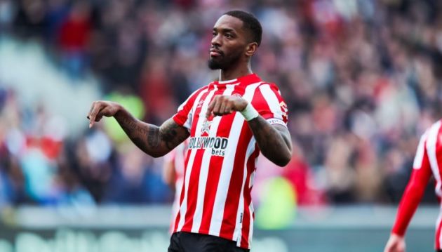 Ivan Toney được liên kết nhiều với Arsenal.