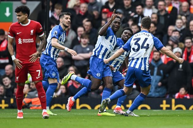 5 điểm nhấn Liverpool 2-1 Brighton: Vua ngược dòng; Dấu hỏi Salah - Bóng Đá