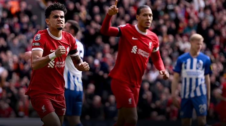 TRỰC TIẾP Liverpool 1-1 Brighton (H1): Diaz tỏa sáng - Bóng Đá