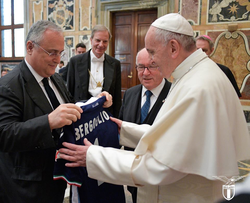 Juventus và Lazio diện kiến Đức giáo hoàng Phanxicô trước thềm chung kết - Bóng Đá