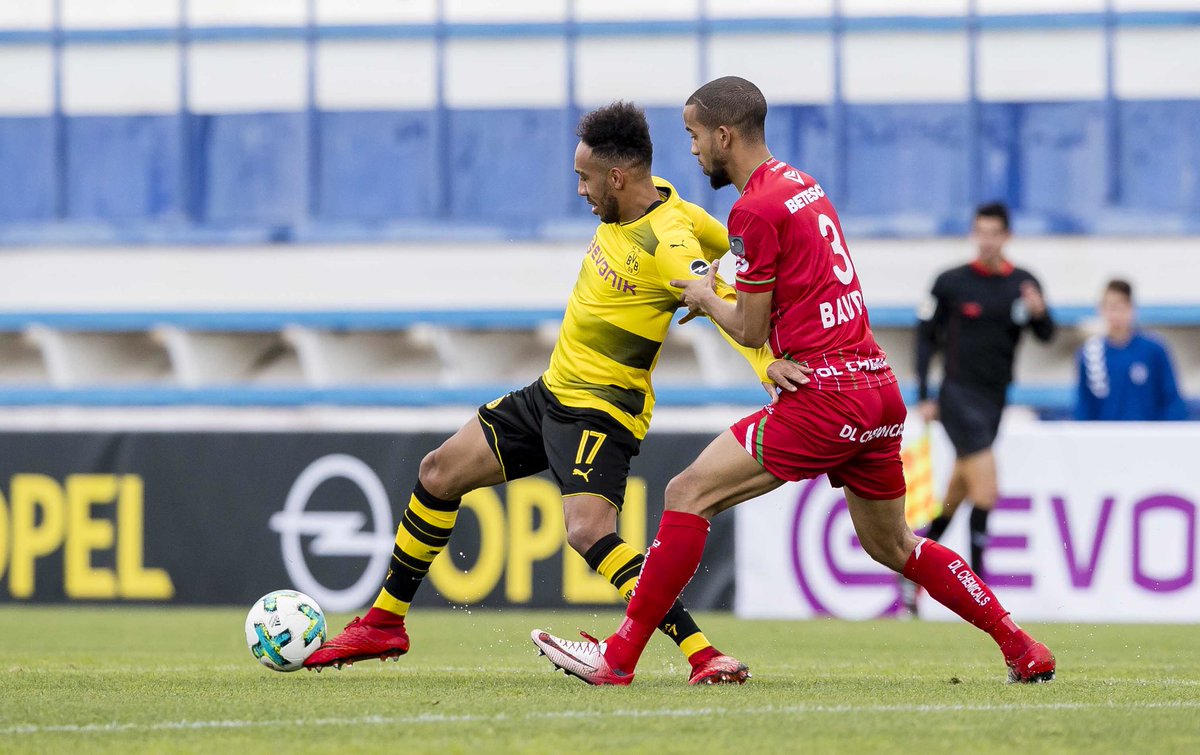 Aubameyang lập cú đúp, Dortmund thắng kịch tính đại diện Bỉ - Bóng Đá
