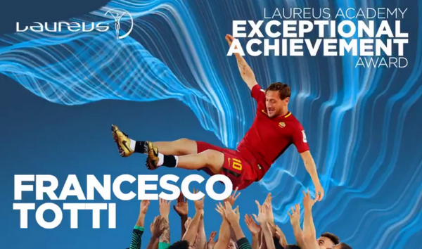 Huyền thoại của những huyền thoại, Totti được vinh danh tại 'Oscar thể thao' - Bóng Đá