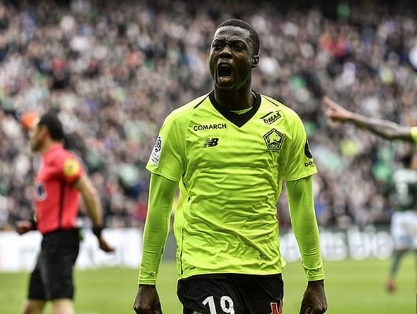 Nicolas Pepe passnotes: Who is the 23-year-old winger set to cause a frenzy this summer with Manchester United and Arsenal keen on £69m star? - Bóng Đá