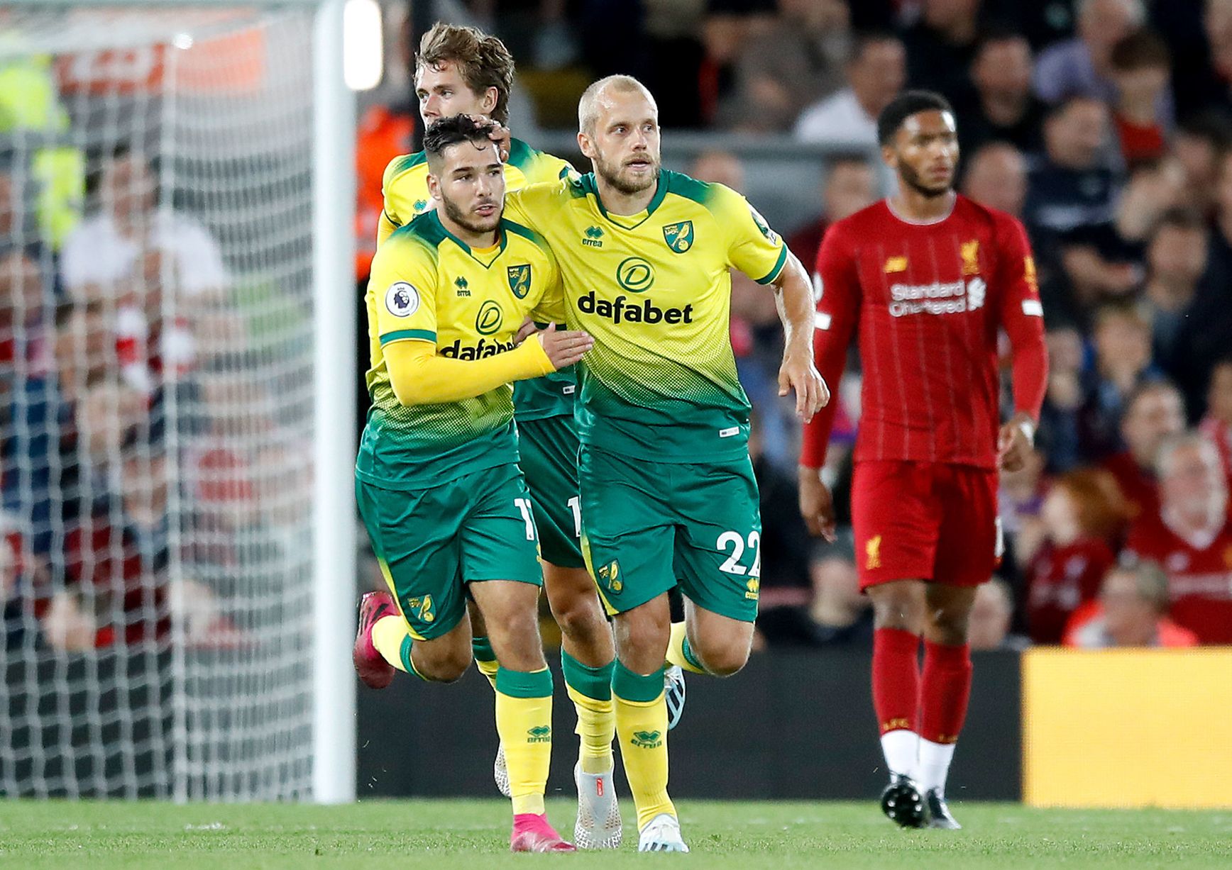 Thua thảm Liverpool, 'siêu tiền đạo' Norwich vẫn lập kỷ lục 