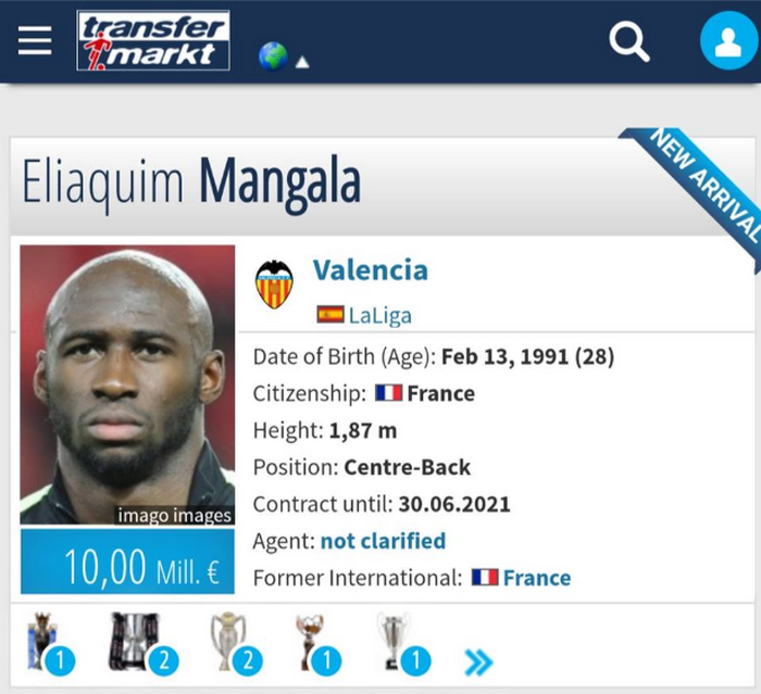 CHÍNH THỨC: Mangala gia nhập Valencia - Bóng Đá