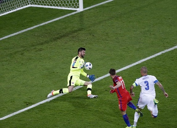 Sử dụng cả Rooney, Wilshere, Vardy và Kane, tuyển Anh vẫn bị Slovakia cầm hòa