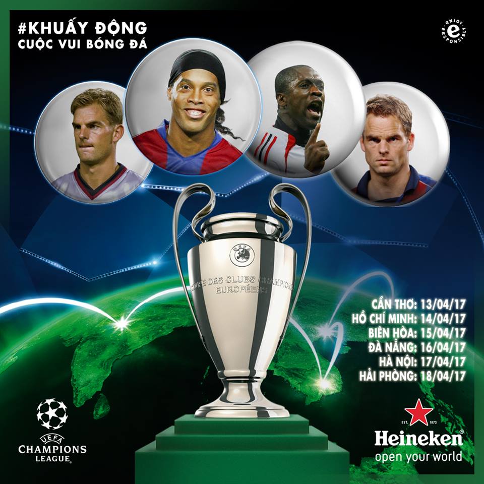 Hành trình cuồng nhiệt đón cúp UEFA Champions League - Khuấy động cuộc vui bóng đá - Bóng Đá