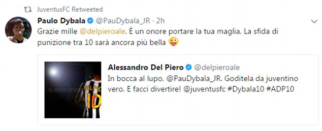 Dybala siêu ngầu ngày tiếp quản áo số 10 của Juventus - Bóng Đá
