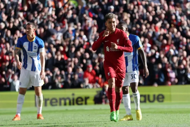 5 cuộc đối đầu gần nhất giữa Liverpool và Brighton - Bóng Đá