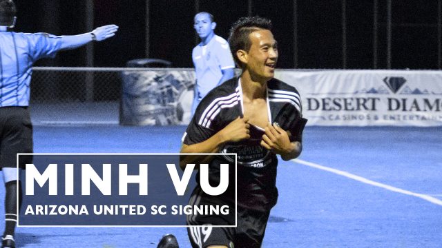 Minh Vũ sẽ thi đấu cho CLB Arizona United SC tại USL (Mỹ). Ảnh: Internet.