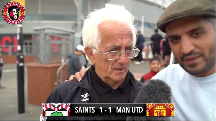 Ảnh bài viết CĐV lớn tuổi của M.U bật khóc sau trận hòa Southampton