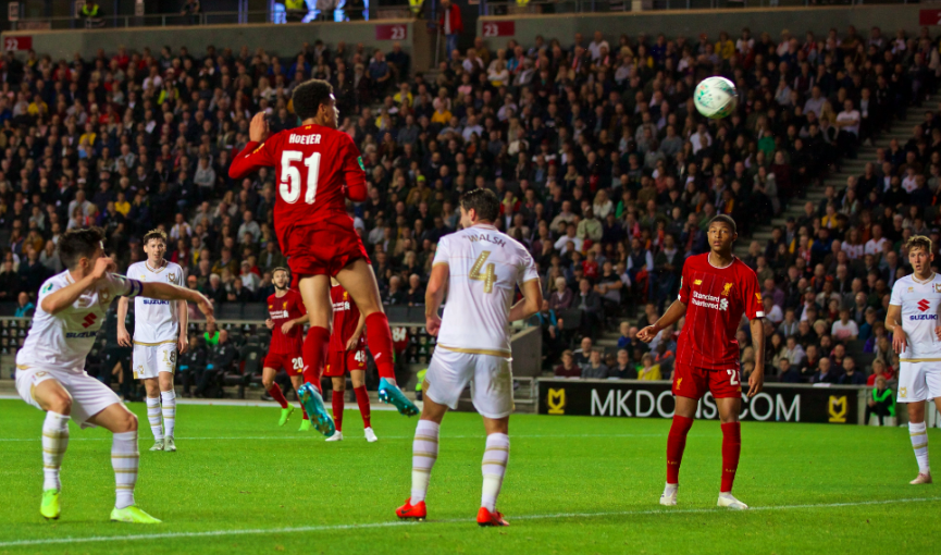 Bản sao của Van Dijk ghi bàn ấn tượng ngay trận đầu đá chính cho Liverpool - Bóng Đá