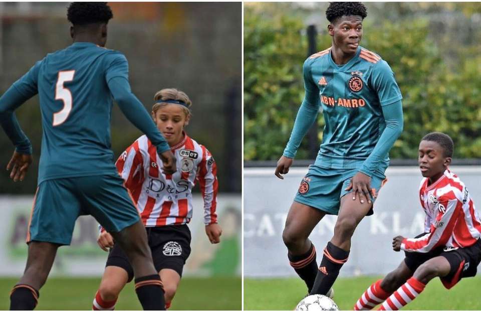 One of Ajax's U15 players is twice the size of his opponents - Bóng Đá