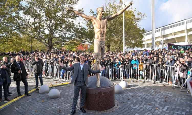 Statue of Ibrahimovic in Milan, the mayor Sala: 'Nothing against it. The Milan players decide where - Bóng Đá