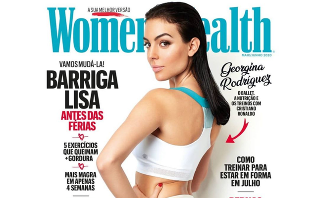 GEOR DROPPING Cristiano Ronaldo’s girlfriend Georgina Rodriguez shows off slim figure as she opens up on lifestyle in Women’s Health - Bóng Đá