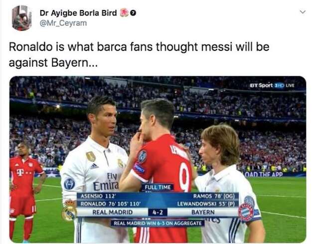Cristiano Ronaldo fans remember what happened when he faced Bayern Munich in UCL - Bóng Đá