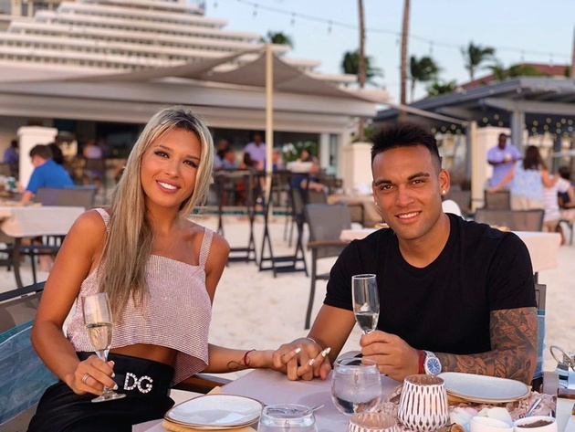 Lautaro at the top with Inter, will be dad: thanks to his beautiful Agustina PHOTO - Bóng Đá