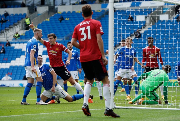 TRỰC TIẾP Brighton 1-1 Man United [HẾT H1]: Maguire ghi bàn gỡ hòa - Bóng Đá