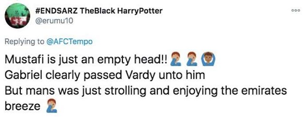 Arsenal 0-1 Leicester: Gunners' fans blame Shkodran Mustafi for Jamie Vardy's goal - Bóng Đá