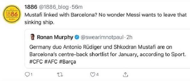 'No wonder Messi wants to leave' - Arsenal fans shocked as Barcelona linked to Mustafi transfer - Bóng Đá